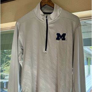 Michigan Dri Fit Quarter Zip pullover